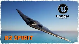 How to make B2 Spirit aircraft in Unreal Engine 5