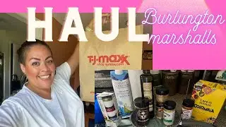 Burlington Marshalls TJMaxx new Coffee and small Haul