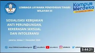 Workshop Implementasi Kebijakan Antiintoleransi, Antikekerasan Seksual, Antiperundungan dan Antikoru