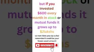 &ldquo;Your Daily Tea ☕ Is Making You Poor | Shocking Truth #shorts#finance#mindset