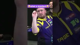 insane shot: Littler is bored😎🤣Darts Dart Luke PDC match pro training