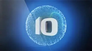 Shocking energy loop current countdown HD video