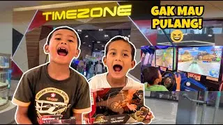 GAK MAU PULANG!! 😱 Hisyam & Rayyan Main Seru di Timezone!