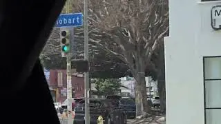 Dialight pedestrian signal with broken countdown timer