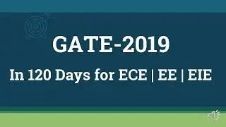 GATE 2019 in 120 Days for ECE | EE | EIE without Coaching