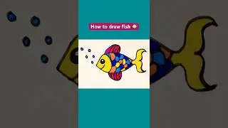 How to draw fish 🐠