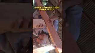 Rangka Tempat Tidur atau Dipan Kayu! #dipankayu #ranjangtidur #kayu #cara #belajar #shorts #tutorial
