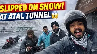 We Slipped Near Atal Tunnel 😨 | Scooter Trip to Sissu & Solang Valley