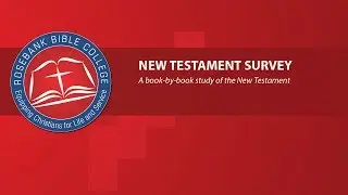 3.1 New Testament Background & Synoptic Gospels