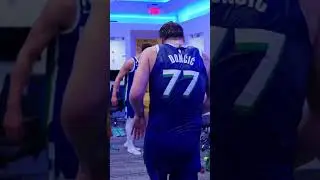 LUKA CELEBRATES after HISTORIC 60-20-10 game! 💦 #Shorts