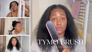 Routine capillaire efficace : J’étire mes cheveux avec la brosse chauffante Tymo Ring ! #blowout