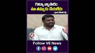గుట్కా వ్యాపారం మా తమ్ముడు చేయలేదు | Pilot Rohit Reddy On His Brothers Business | V6 Shorts