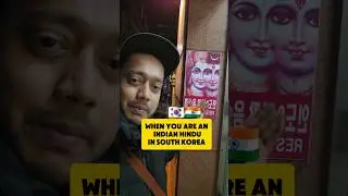 Indian hindu in korea #korea #korean #southkorea #india #mahadev #mahakumbh2025