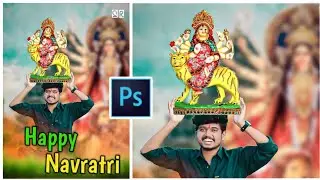 Navratri special photo editing tutorial 2023 || Dussehra special Editing || Durga puja editing
