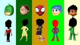 Can You Match the Correct Head? 🤔 Cartoon Puzzle Challenge