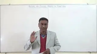 16. Passing Entire Array to a Function | Pointers | Data Structures