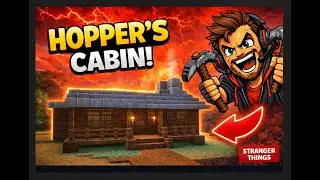Minecraft Tutorial: Hopper&rsquo;s Cabin (Stranger Things)