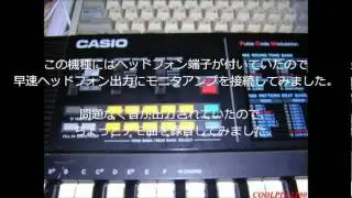 CASIO MA-101 DEMOの音 レトロサウンド？(^^;