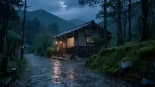 Rest the Mind 🌧️ Rain Sounds Falling on Tin Roof for Deep Sleep and Healing 😌