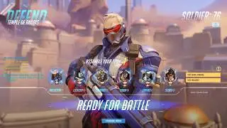 first time playing soldier 76 in OVERWATCH