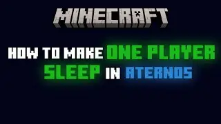 How to Enable One Player Sleep on Aternos Minecraft Server