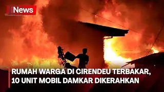 Rumah Warga di Cirendeu Ludes Terbakar, 10 Unit Mobil Damkar Dikerahkan