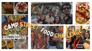 Who Wins the Camp Street Food Challenge? 🍕🍟🧁| Pune’s Craziest Club Event with all strangers😍💃✨ |