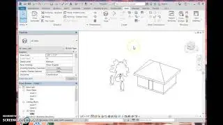 3D view and realistic view in Revit