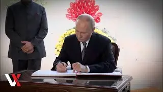 Putin Writes Message In Rajghat Visitor Book - Gesture Of Respect During India Visit | VERTEX