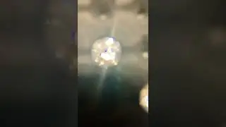 Moissanite Versus Diamond Quick Out Of Focus Segregating Optical Property Demonstration