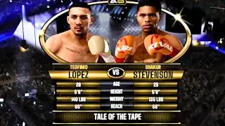 Teofimo Lopez vs Shakur Stevenson FULL FIGHT | Fight Night Forever AI Simulation Gameplay