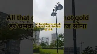 har chamakti cheez sona nahi hoti #gold #sona #metro #skyscraper #noida #viral