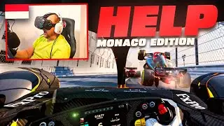 F1 2022 Cars Trying to Survive Monaco in VR