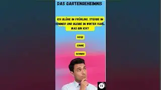 Das Gartengeheimnis #r&auml;tsel #denksport #gehirntraining