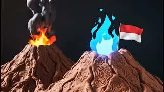 Apa kamu tau gunung api yg nyalanya biru ? #gunungijen #indonesia #hiburan #ai #funny