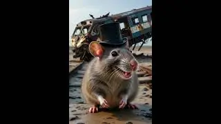 Rat in the Hat - Finds High-speed Rail in CA.  #funny #comedy # Politics #animalshorts #news