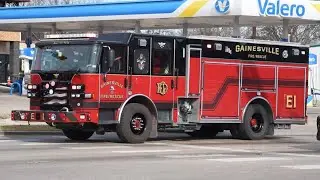 Buffing Gainesville TX 12-29-25 (Battalion 1, Engine 1, Brush 3)(Q2B, Bulles, Yelp, Wail)