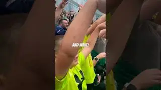 In the middle of The Wave at Legendary Lambeau Field! #nfl #nflkickoff #packers #shorts