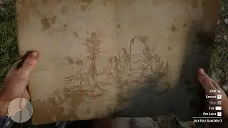 JACK HALL GANG TREASURE MAP 3 LOCATION | RED DEAD REDEMPTION 2