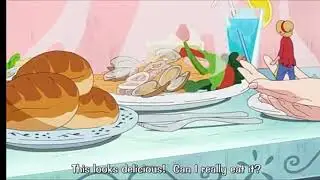 One piece Luffy meet Shirahoshi the Poseidon