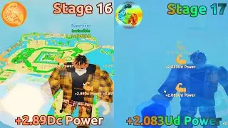 I Unlocked Stages 16 & 17 After 24+ Hours In ROBLOX No Limit Lifting Simulator