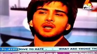 Imran Abbas singing on Morning With Farah