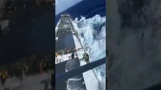 Gigantic waves 🤯 #WaveChasers #AdrenalineRush #NaturePower #OceanFury #AquaThrills #viral