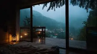 Slow Rain and Silence in a Dark Room (No Ads) Soft Minimal Ambience for Focus 🌧️