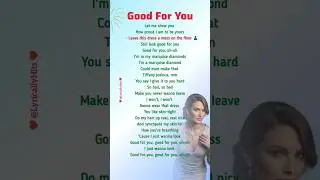 Good For You (Lyrics) - Selena Gomez #shorts