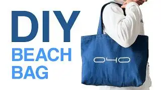 How to sew a Beach Bag | Beginner Tutorial & Sewing Pattern