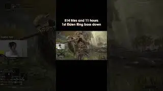 1st boss is down. EZ GAME. #treesentinel #twitch #eldenring #funny #gaming