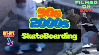 90's-00s Skateboarding Makes, Bails, and Fails Filmed on 8mm | Kansas City Skateboarding