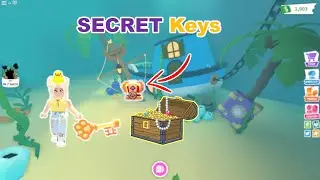 Adopt Me SEA UPDATE!!  *SECRET* KEY LOCATIONS | HOW TO GET KEY AND CROWN