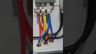 how to look like smdb panel after all sizes Cable termination#cabledressing #cablesizing #electrical